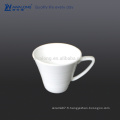Conception de tasse de café ordinaire de couleur pure de 0,1L, tasse de thé et de soucoupes chinoises en os